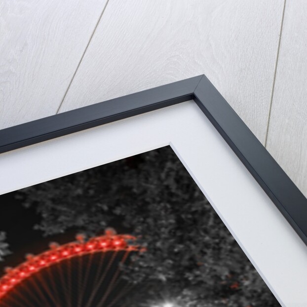 London eye at night by Assaf Frank